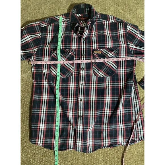 Five Brother Men's Heavy Flannel Button Up Work/Chore/Farm/Outdoor Shirt XL Reg - Picture 4 of 7